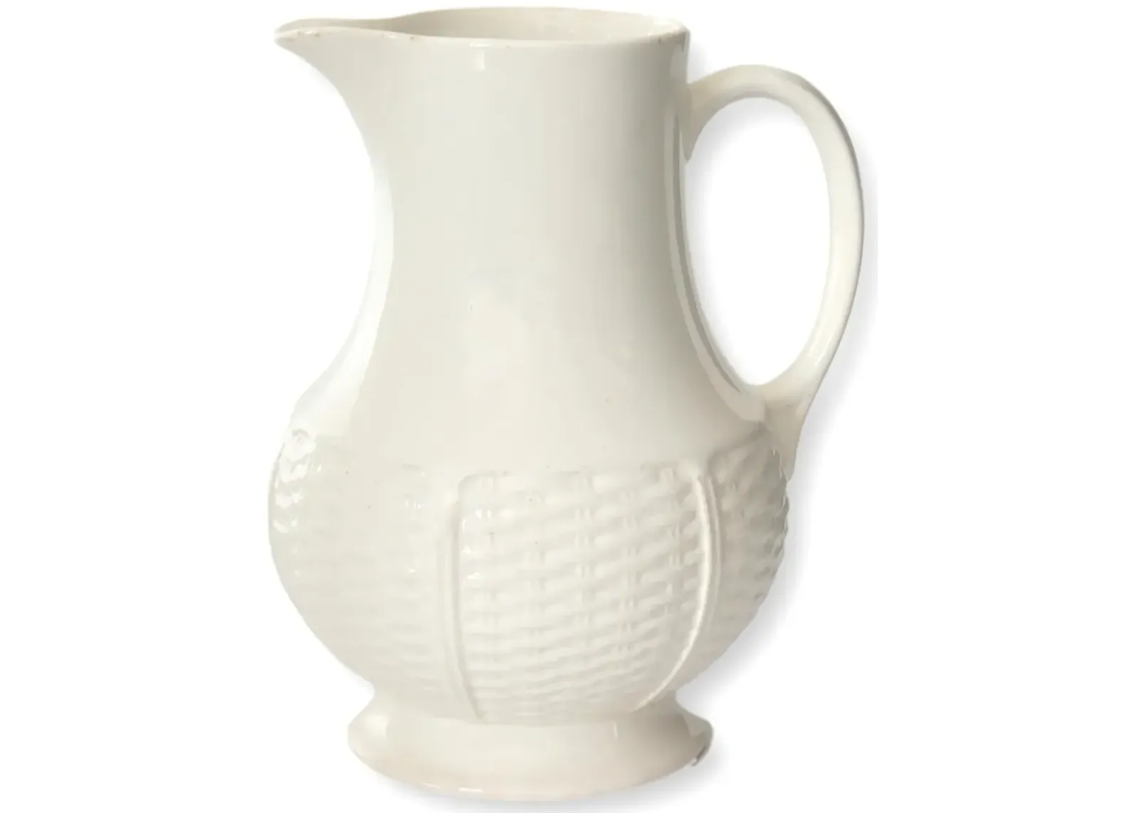 Wedgwood Basketweave Creamware Jug