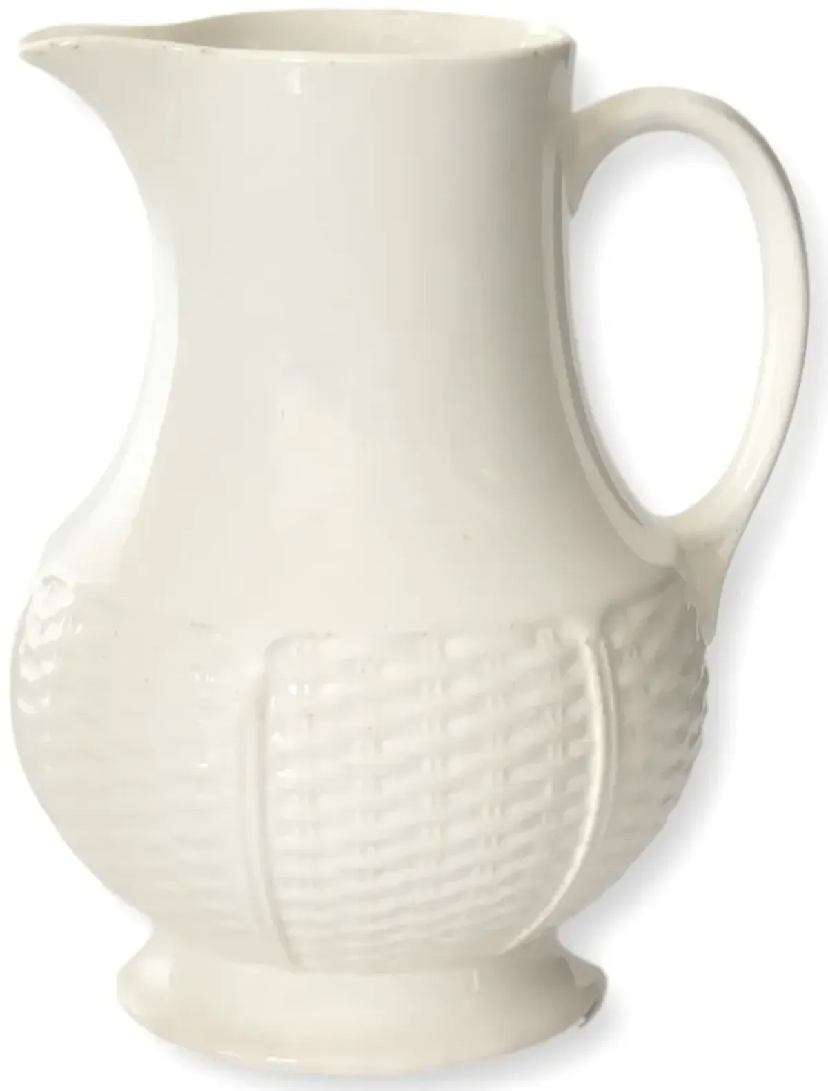 Wedgwood Basketweave Creamware Jug