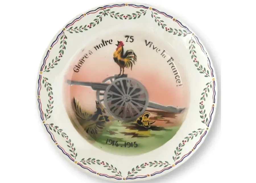 Choisi LeRoy WW1 Commemorative Plate