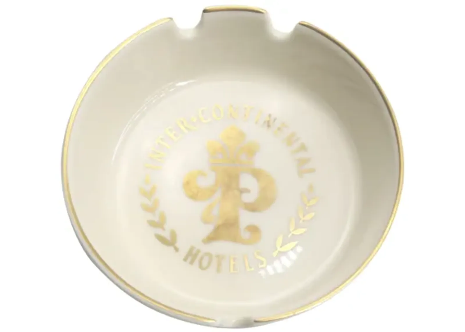 Intercontinental Hotel Paris Ashtrays - Beige