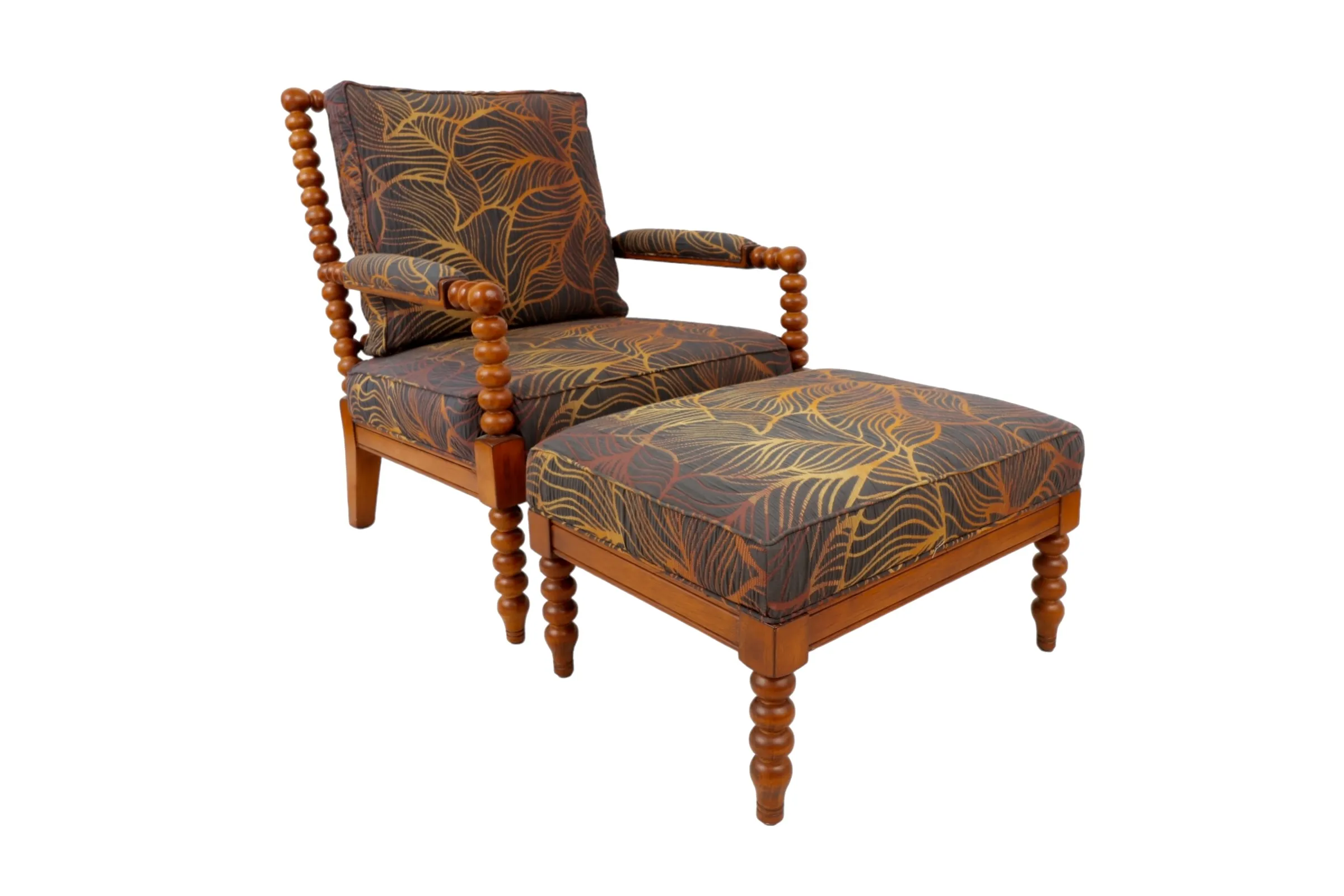 Lexington Home Chair & Ottoman - Brown