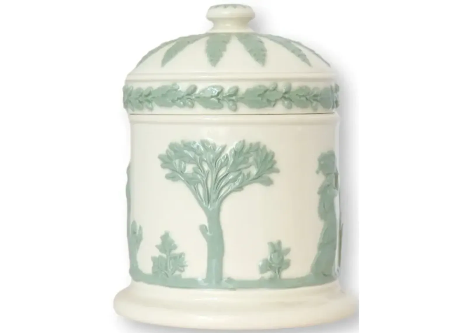 Wedgwood Queensware Tobacco Jar - Green