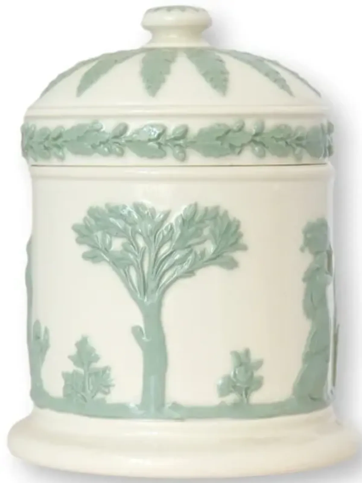 Wedgwood Queensware Tobacco Jar - Green