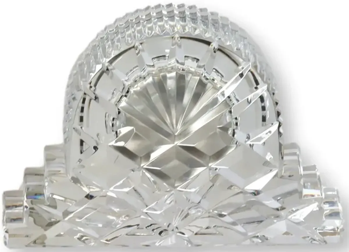 Waterford Crystal Mantle Clock - Clear