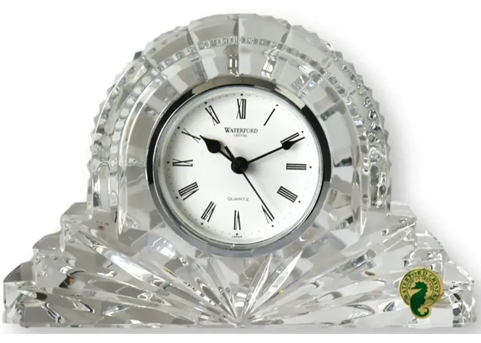 Waterford Crystal Mantle Clock - Clear