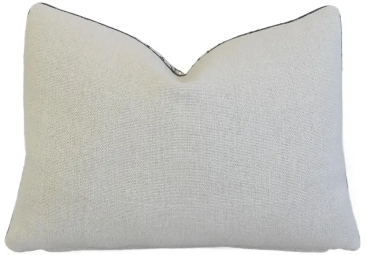 Peter Dunham Kumbh Indigo Neutral Pillow