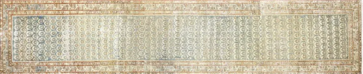 1940sPersian Melayer Runner -3'2"x16'2" - beige