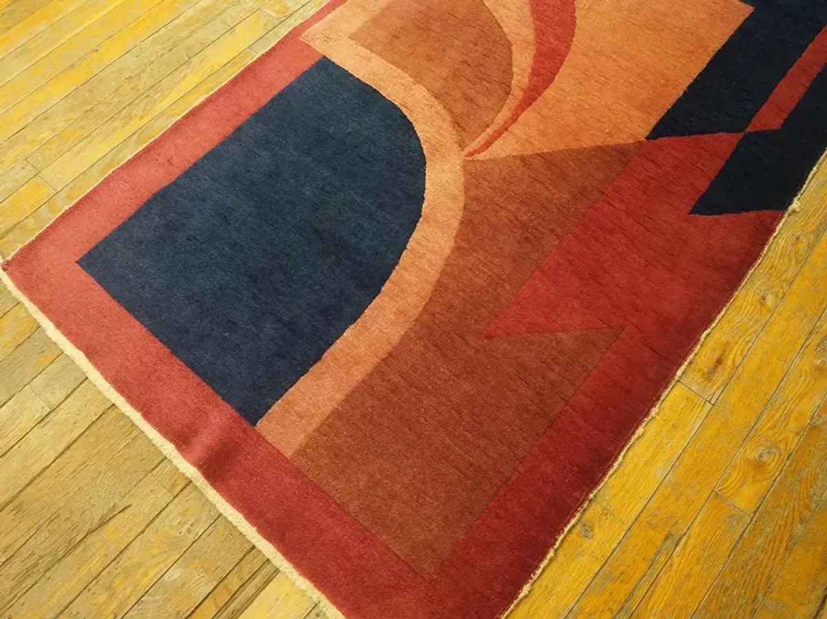 1920s Chinese Art Deco Carpet 2'10''x5'9