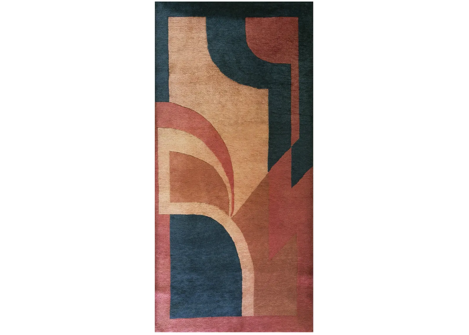 1920s Chinese Art Deco Carpet 2'10''x5'9