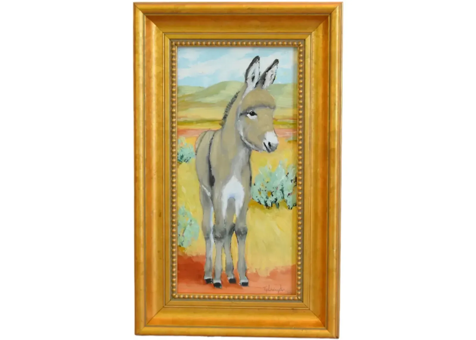 Original Burro Donkey Oil Painting