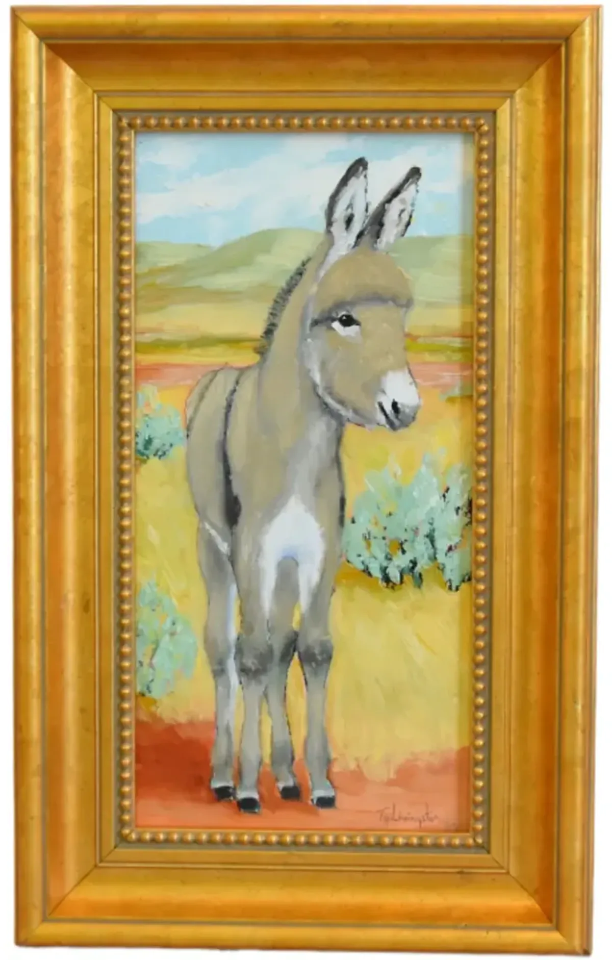 Original Burro Donkey Oil Painting