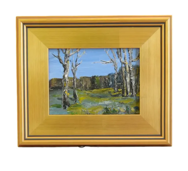 Glade of Birch Trees Landscape Painting