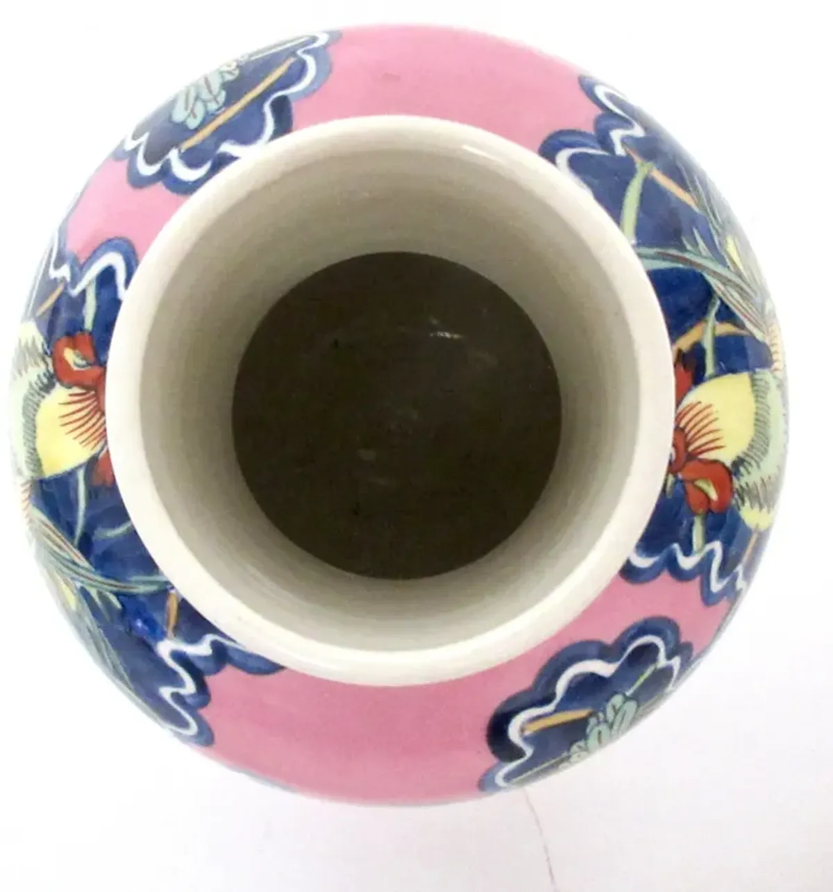 1920s Japanese Hand-Painted Vase - The Emporium Ltd. - Pink