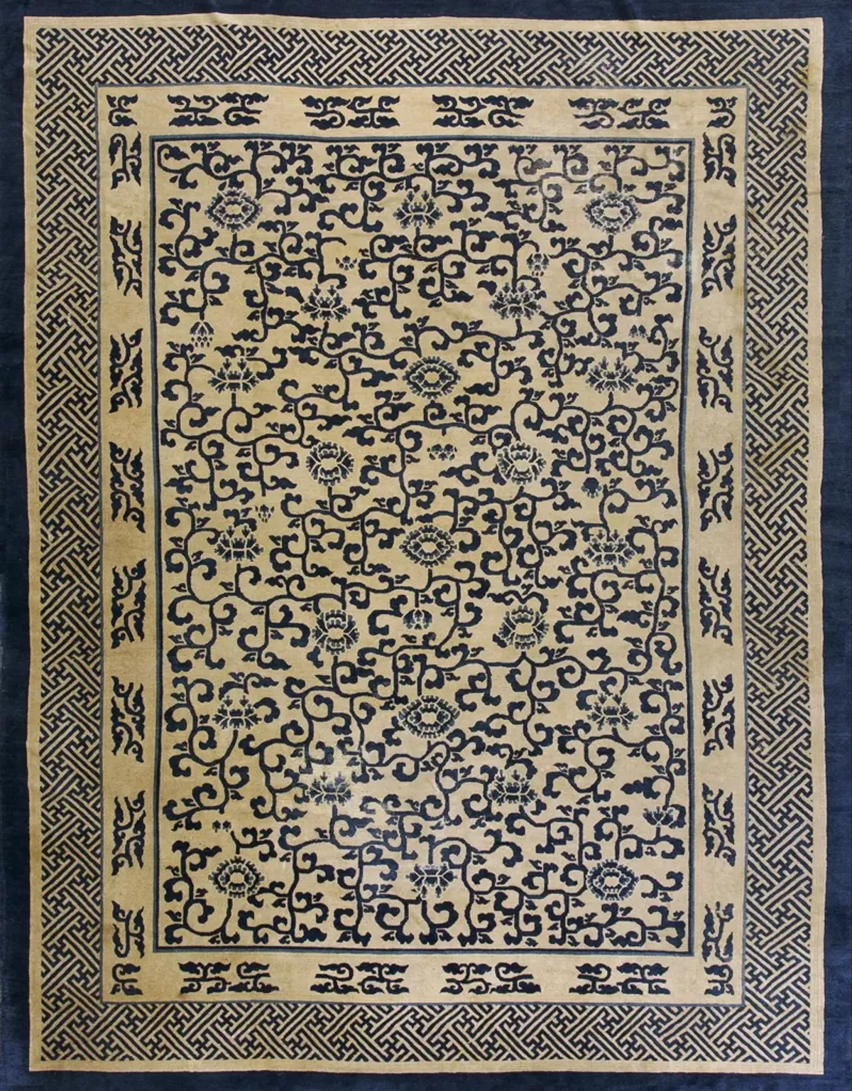 Chinese - Peking carpet 8' 10" x 11' 6" - Beige