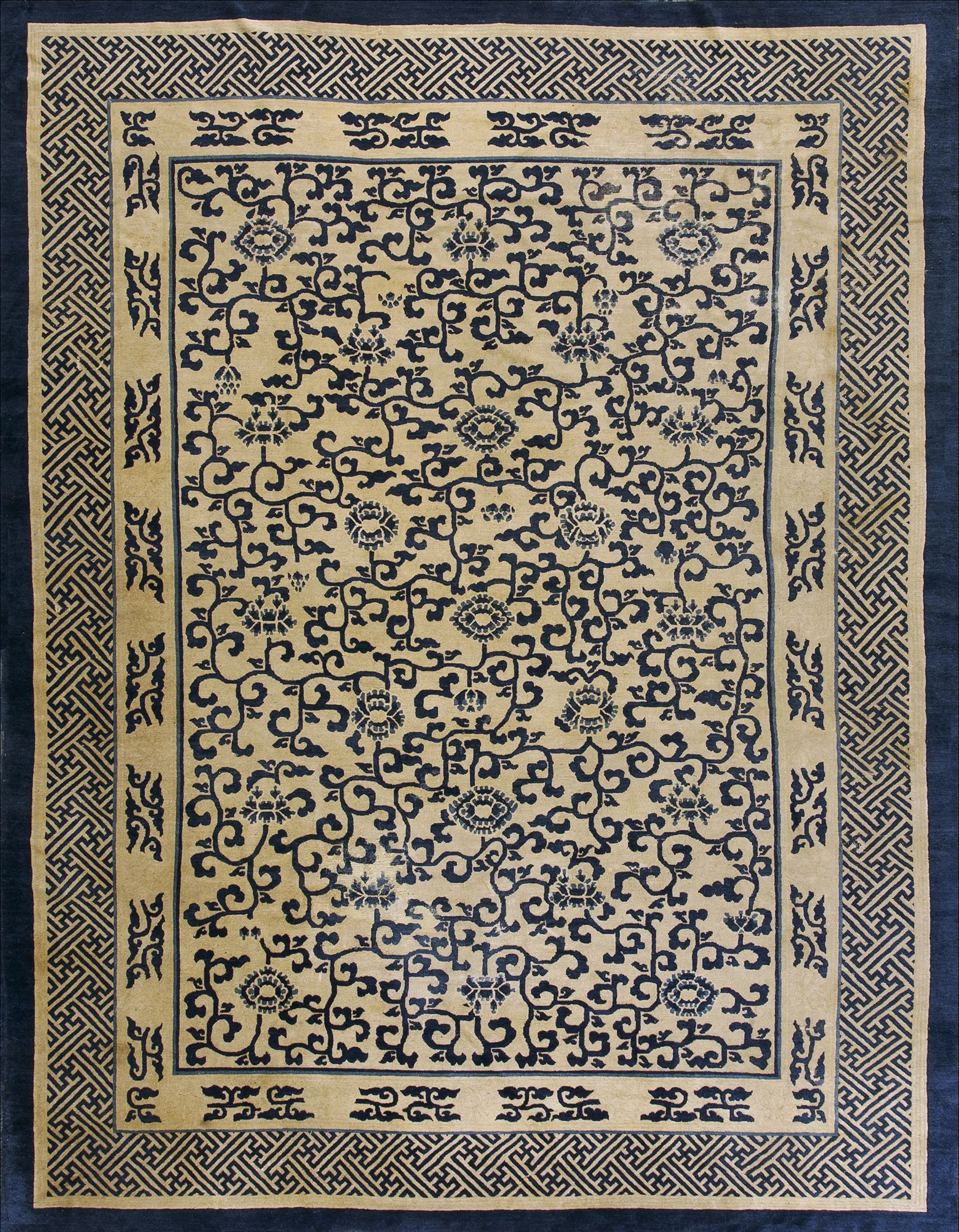 Chinese - Peking carpet 8' 10" x 11' 6" - Beige