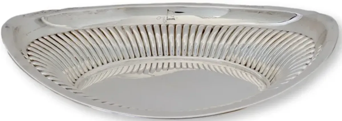 Glenn Line Shipping Co. Bread Bowl - New England Mercantile - silver