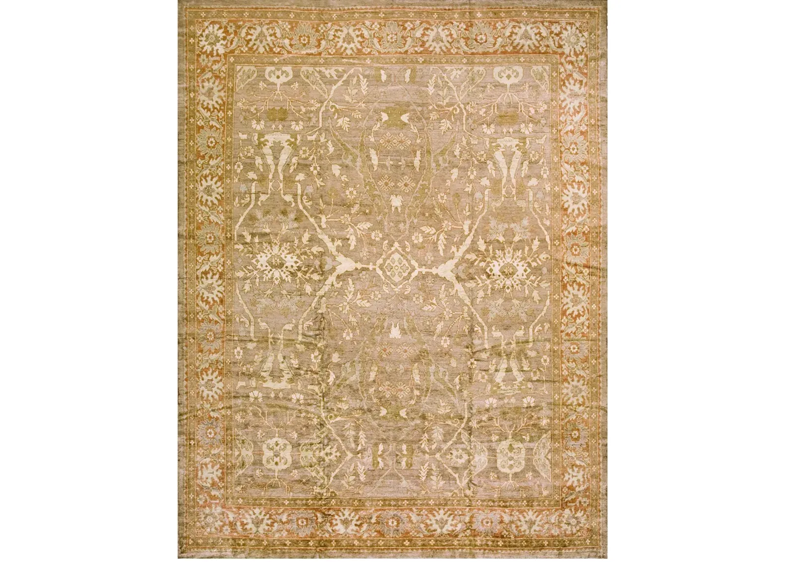 Late 19th Persian Sultanabad Carpet - Beige