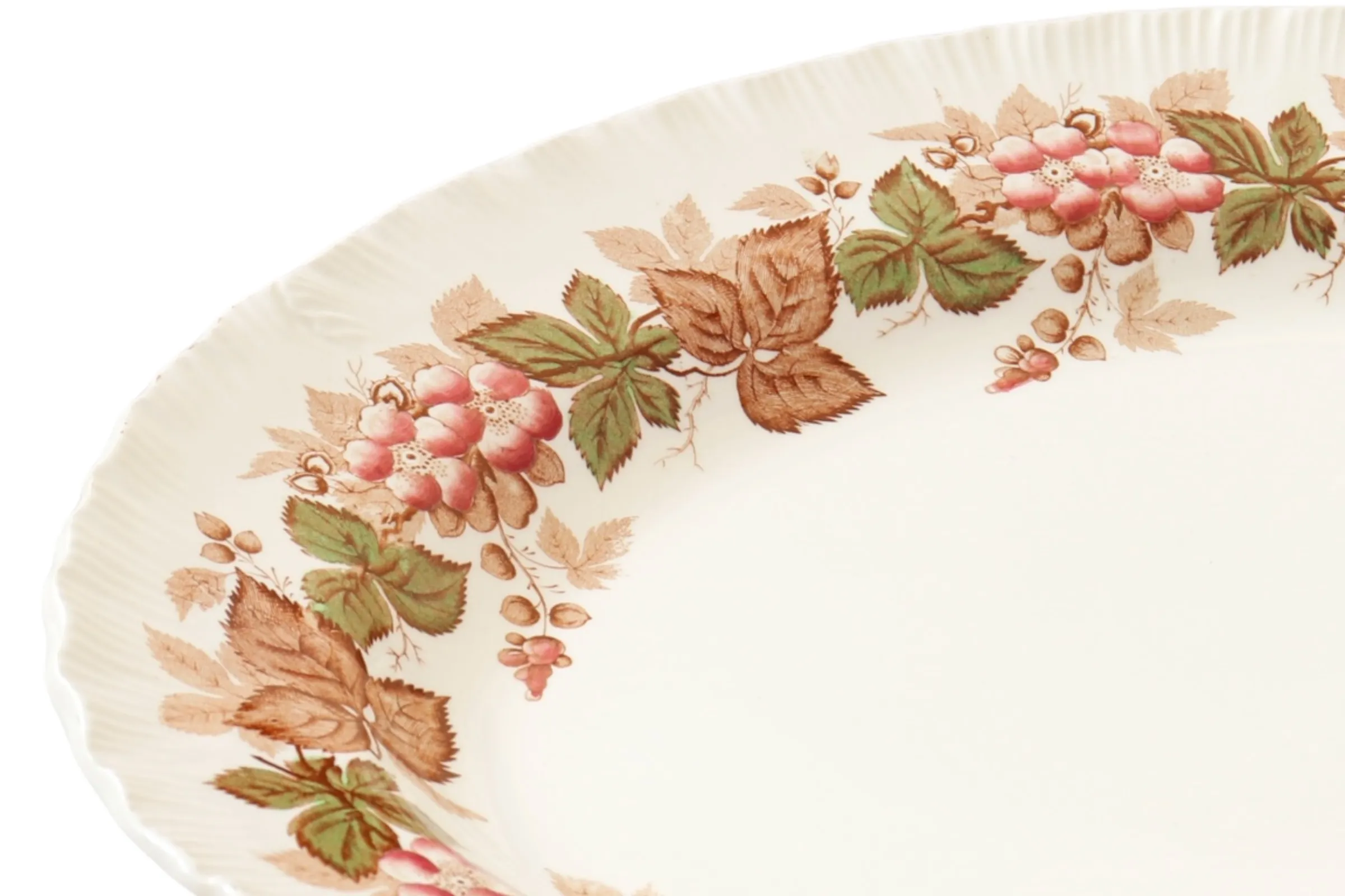 Wedgwood “Wild Briar Ceramic Platter - Brown