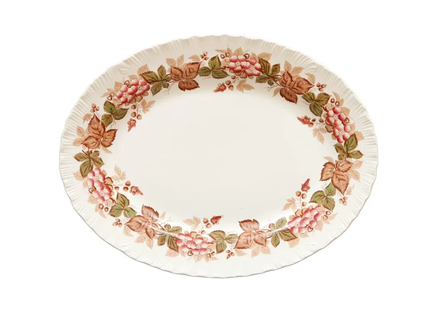 Wedgwood “Wild Briar Ceramic Platter - Brown