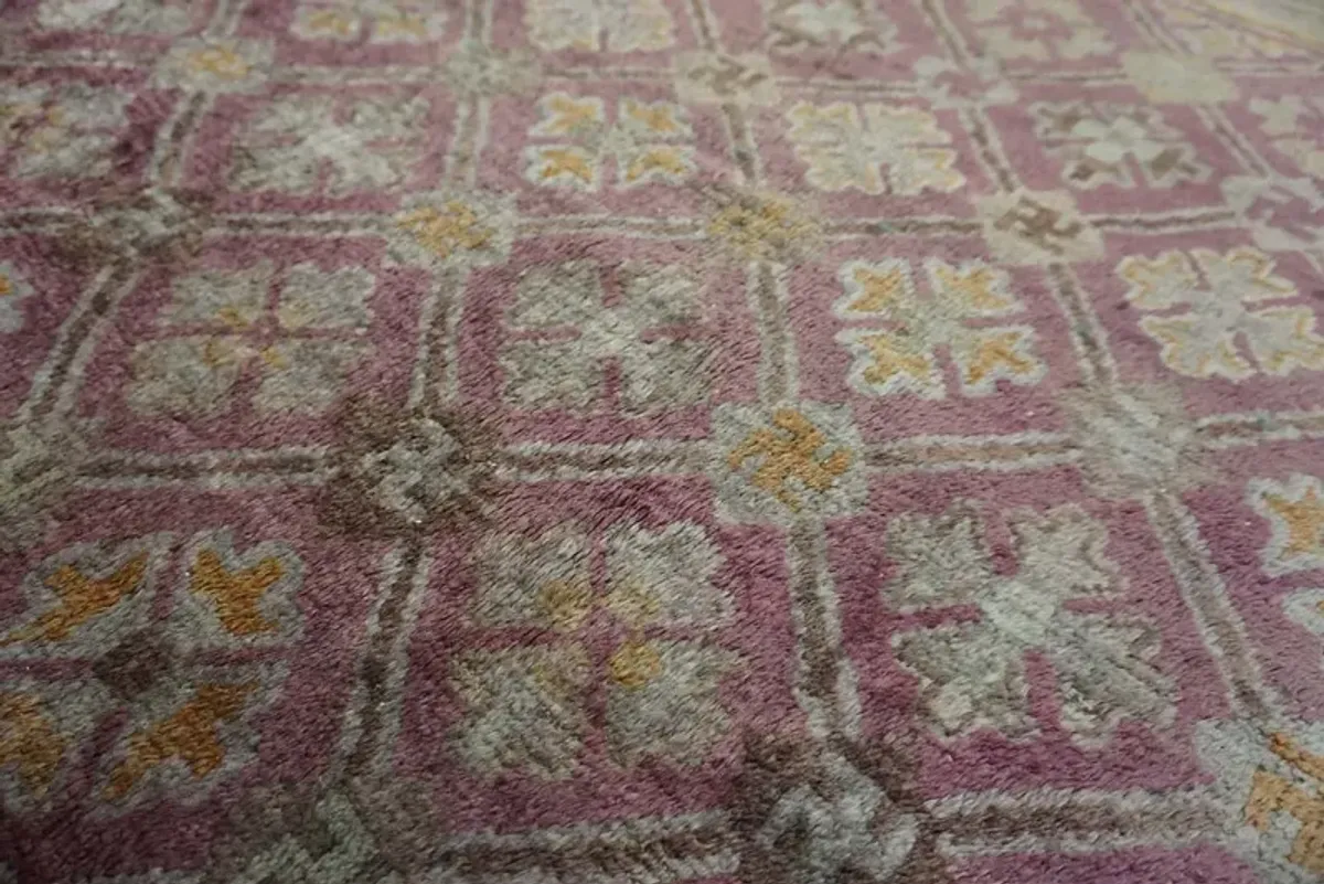 Early 20th Century Chinese Baotou Carpet - Purple