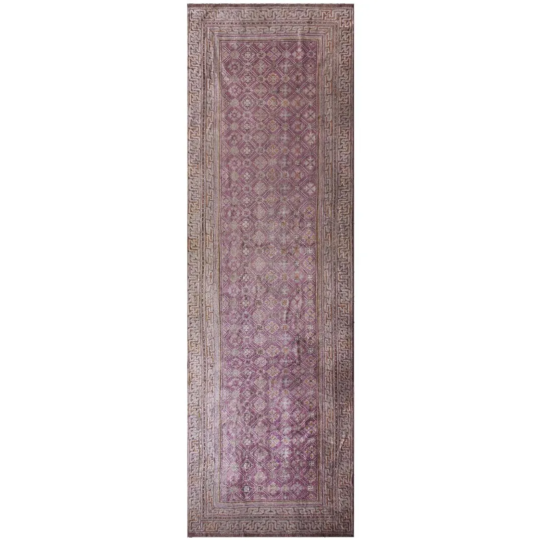 Early 20th Century Chinese Baotou Carpet - Purple