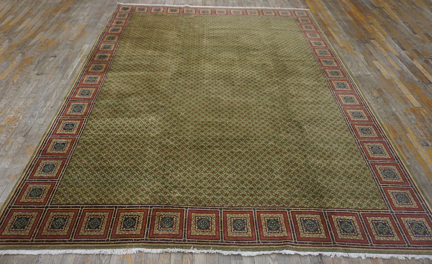 Vintage Chinese Carpet 8' x 10' - Green