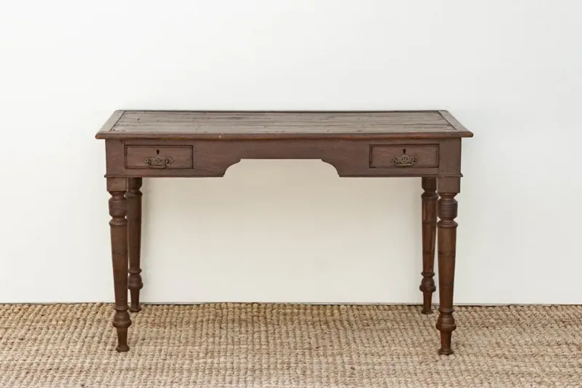 Antique British Colonial Desk