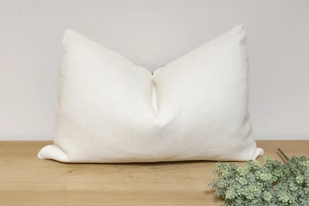 Lasya Antique Lakai Tribe Linen Pillow - de-cor - Handcrafted