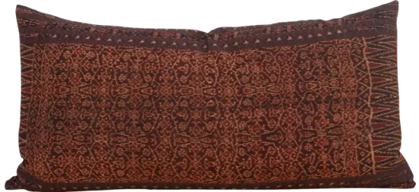 Jakarta Antique Sumatran Ikat Pillow - de-cor