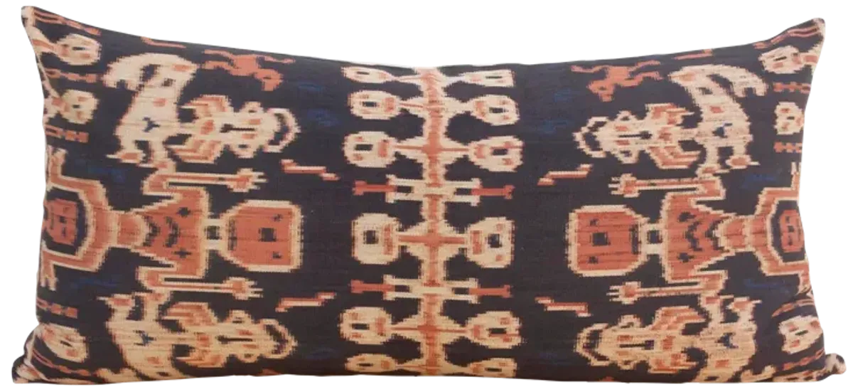 Siboayak Antique Sumatran Ikat Pillow - de-cor