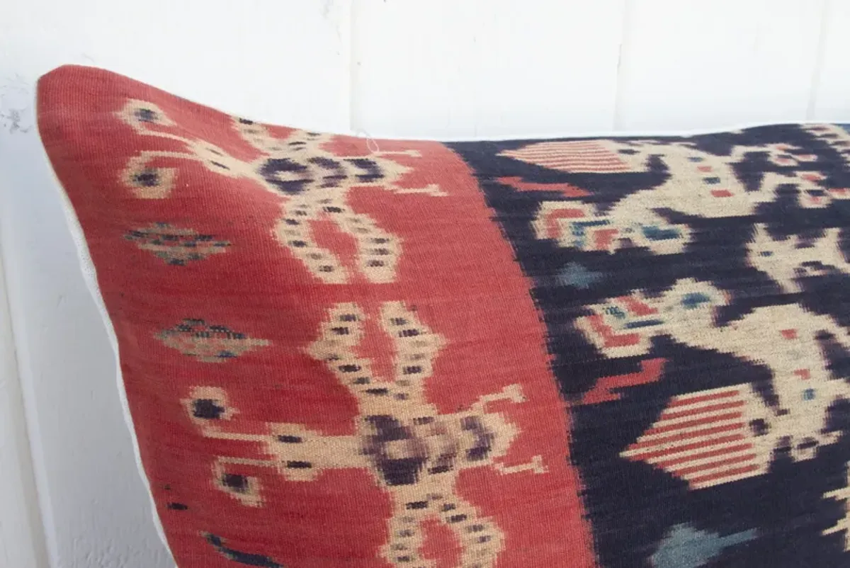 Ampera Antique Sumatran Ikat Pillow
