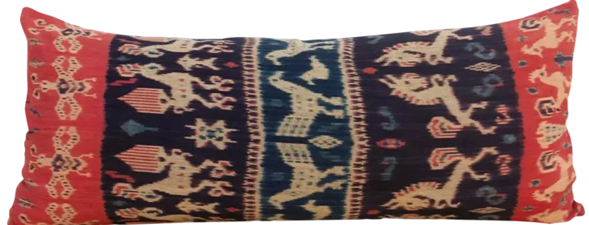 Ampera Antique Sumatran Ikat Pillow