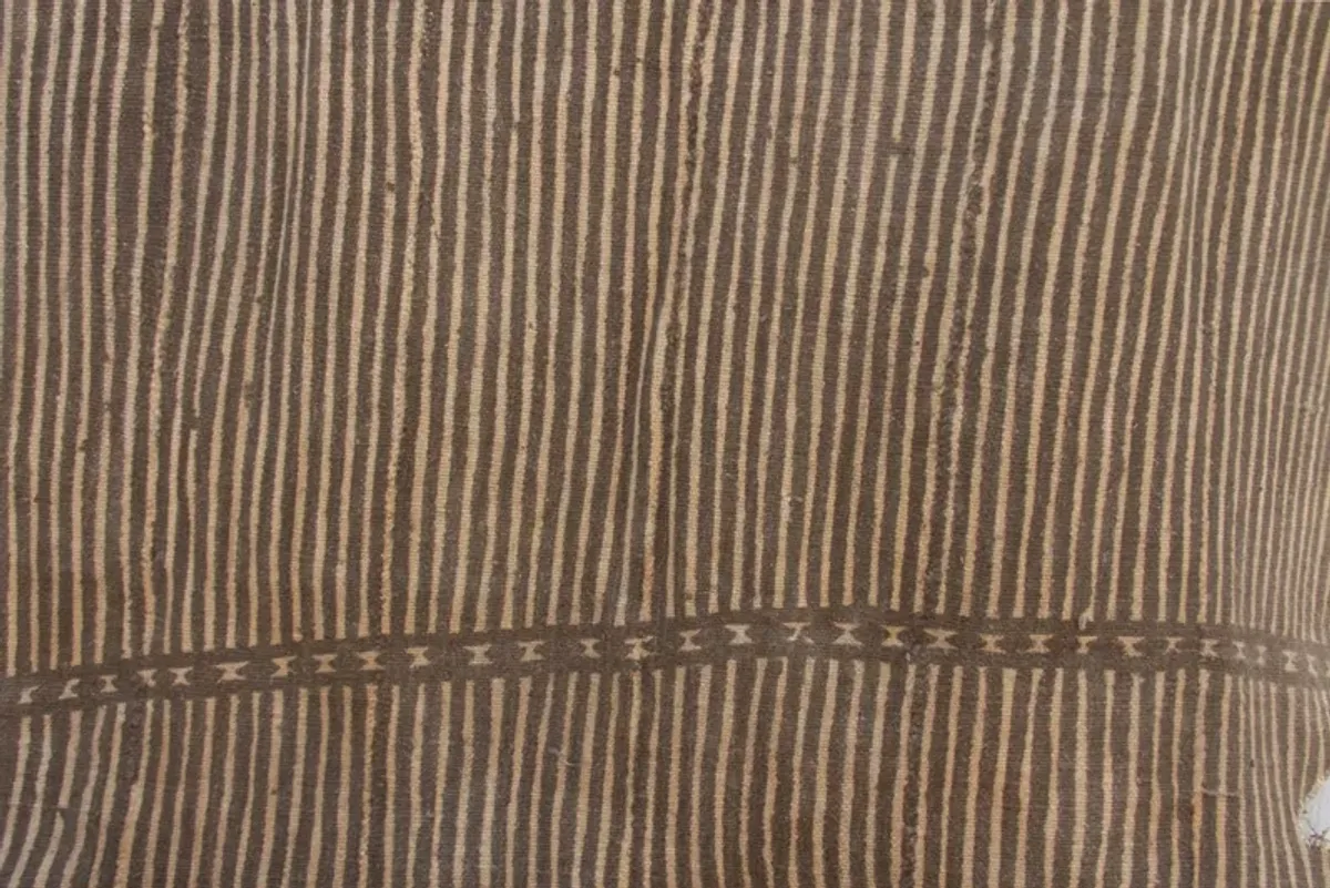 West African Striped Mudcloth - Black