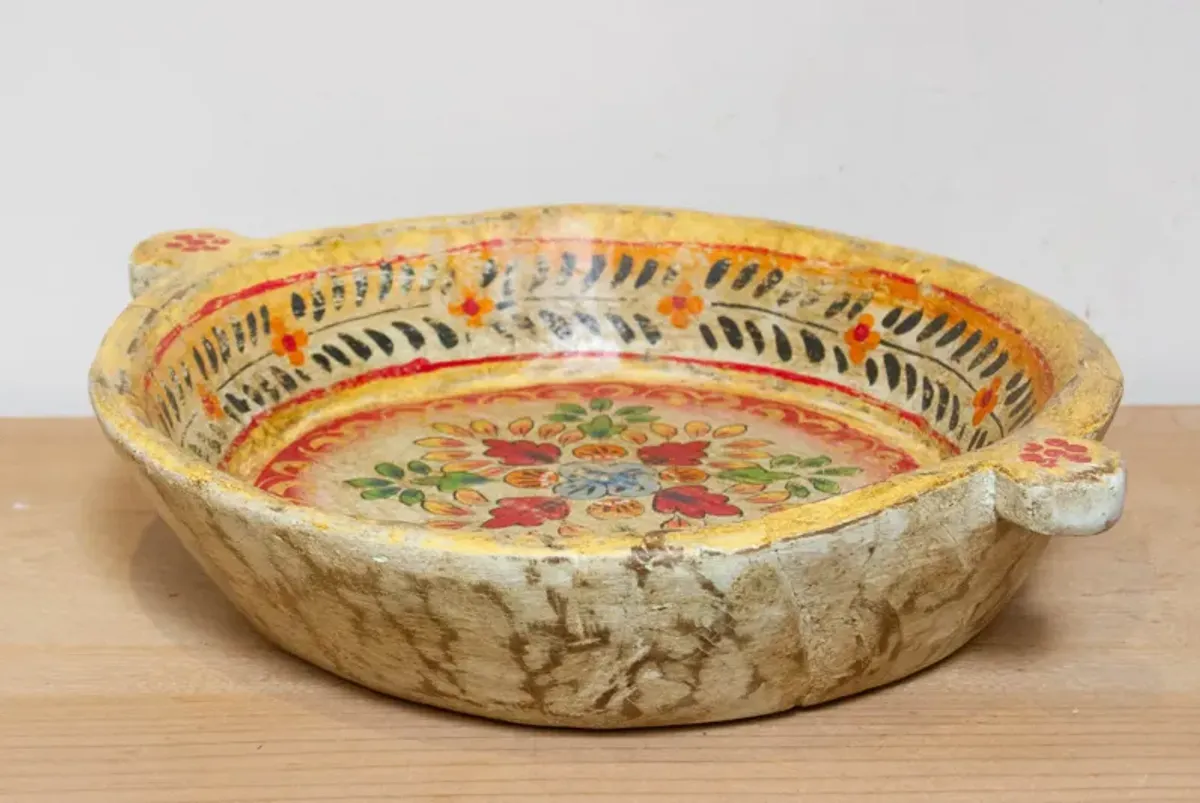 Tazón Amarilla Handpainted Bowl