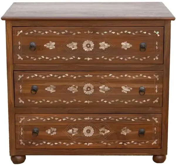 Mother of Pearl Inlay Damascus Dresser - de-cor