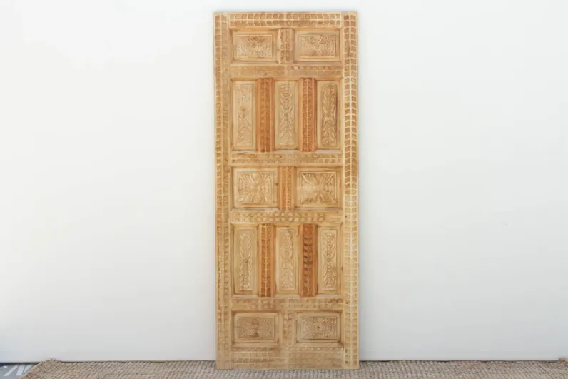 Beautifully Carved Cuzco Colonial Door