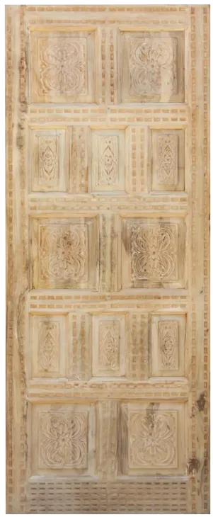 Bleached Wood Spanish Colonial Door