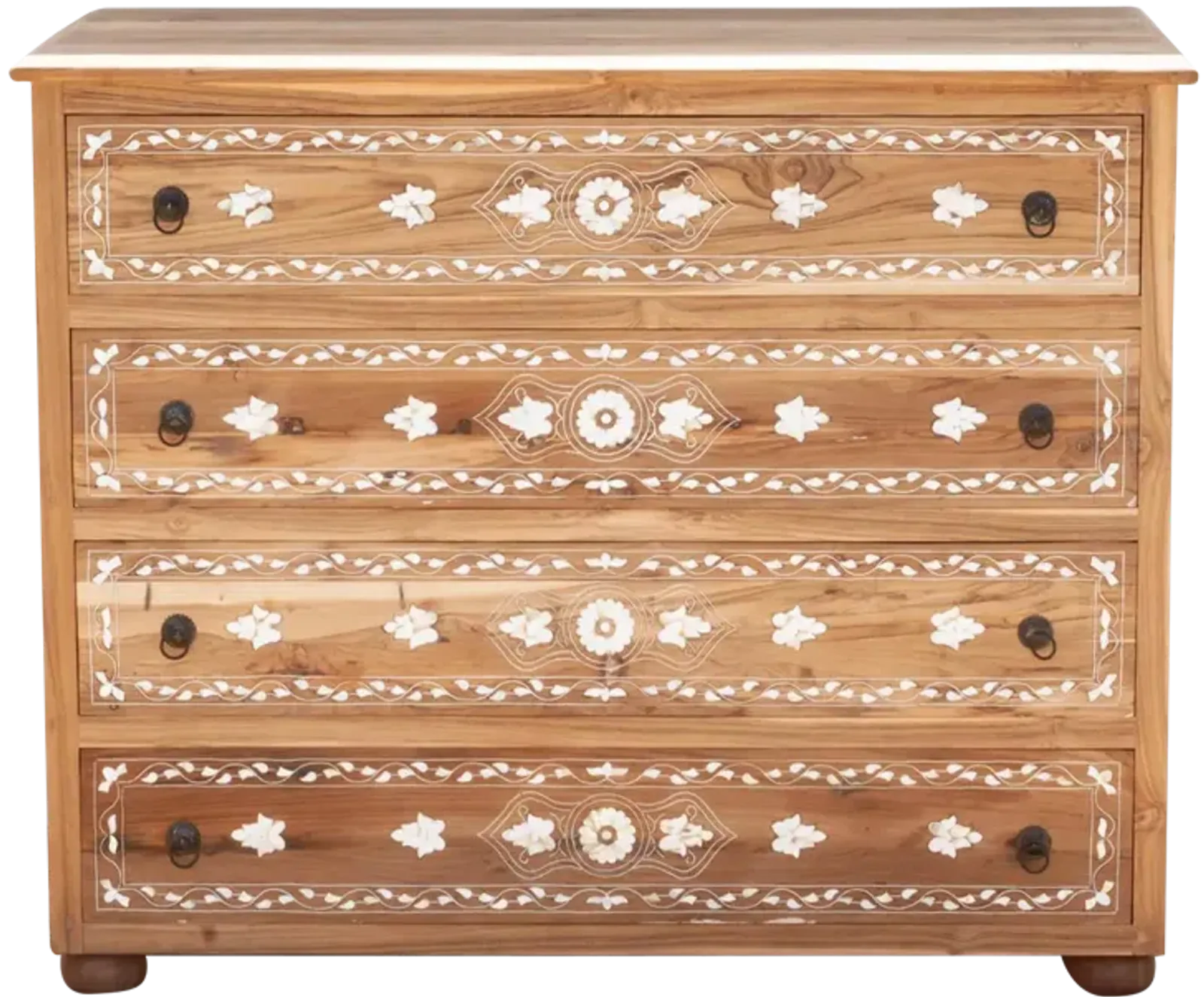 Mother of Pearl Inlay Chest of Drawers