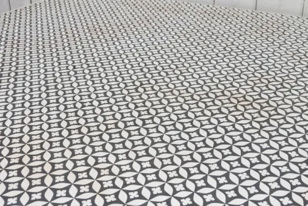 Black & White Inlay Square Dining Table - de-cor - Handcrafted