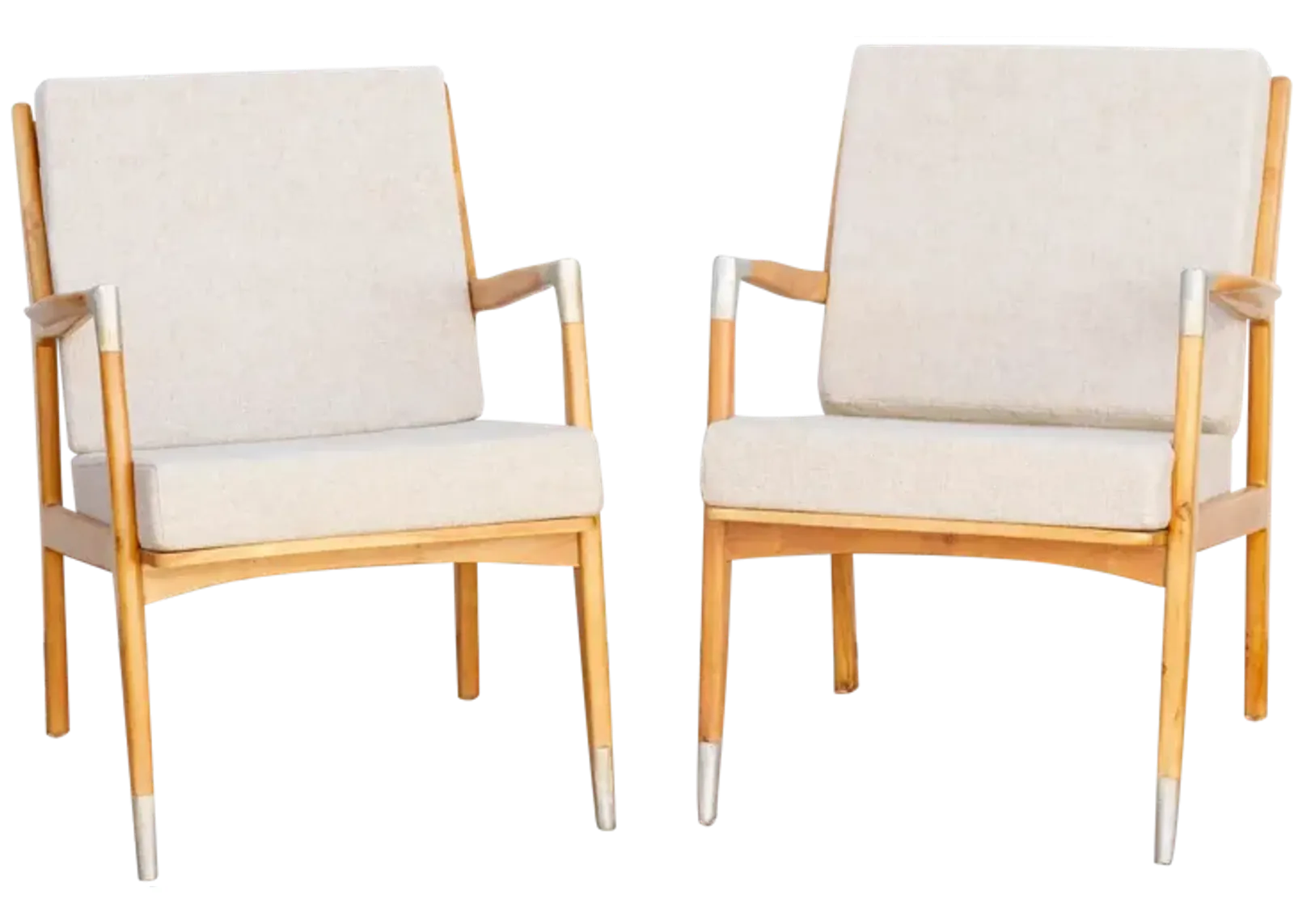 Pair of Mid-Century Style Club Chairs