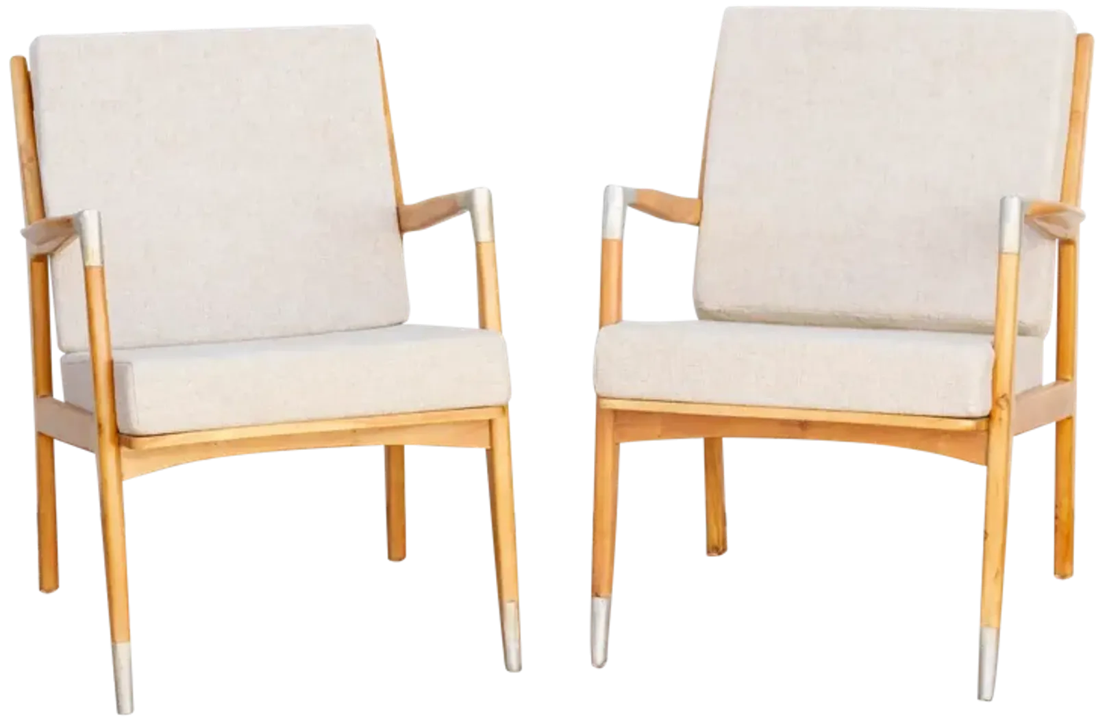 Pair of Mid-Century Style Club Chairs