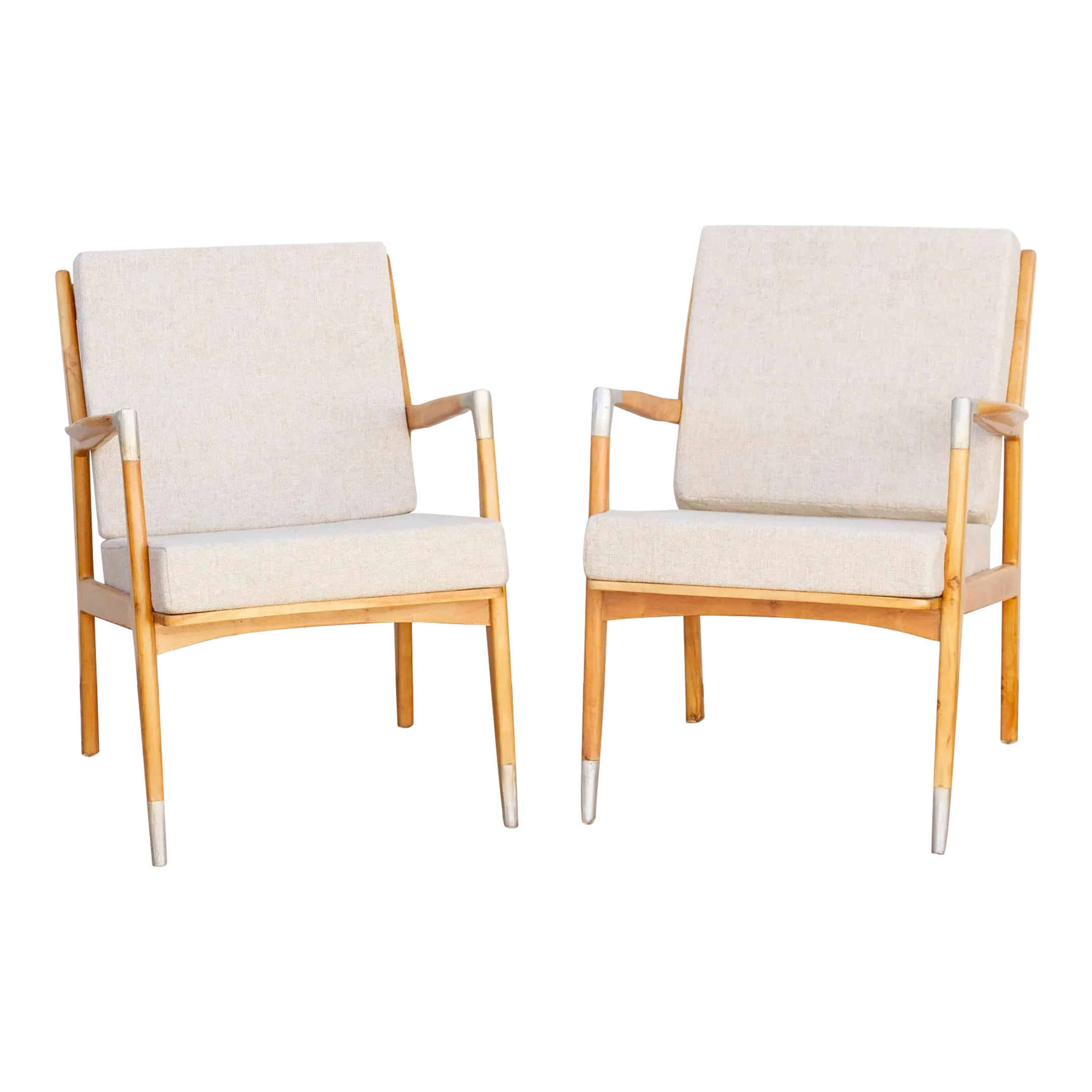 Pair of Mid-Century Style Club Chairs