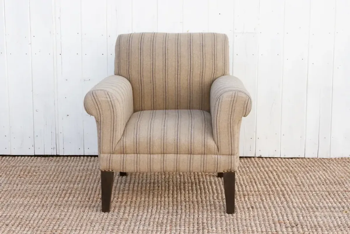 French Farmhouse Bergere Club Chair