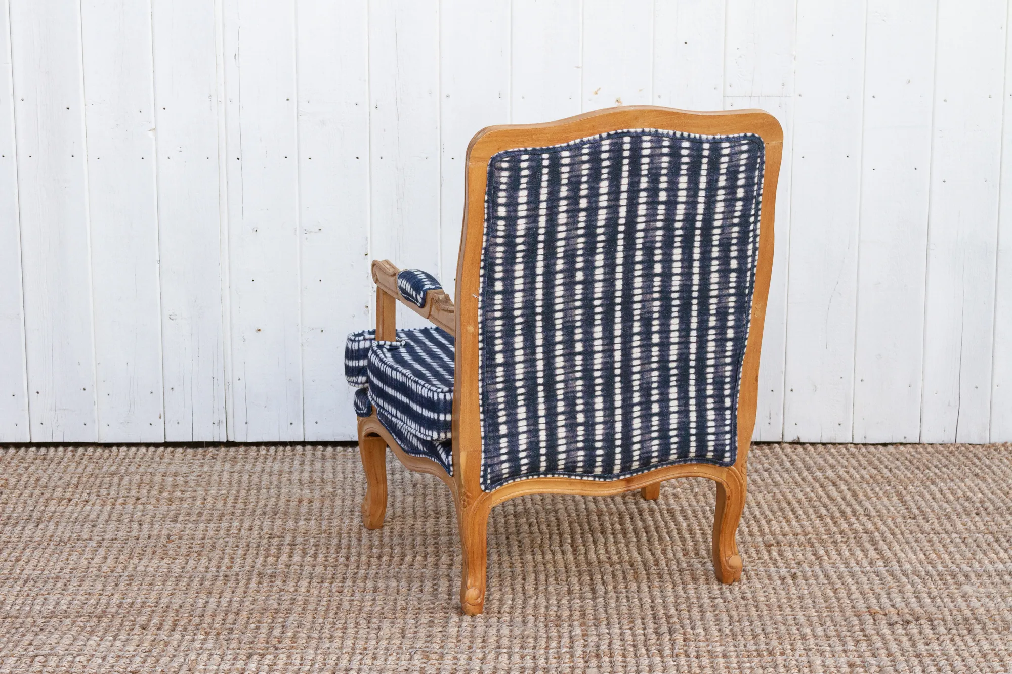 Pair of Fine French Indigo Chairs