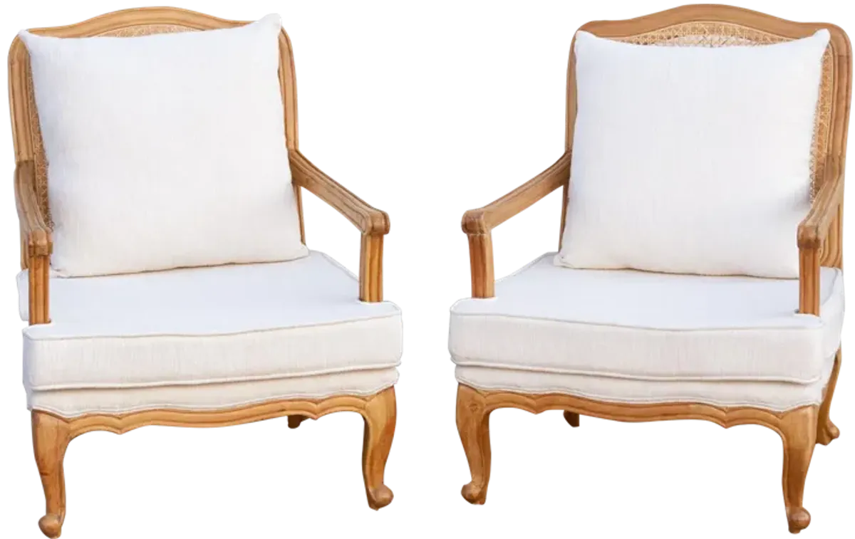 Pair of Provincial French Armchairs - Comfortable, Sturdy, Durable