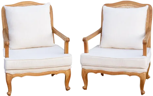 Pair of Provincial French Armchairs - de-cor - Comfortable, Sturdy, Durable