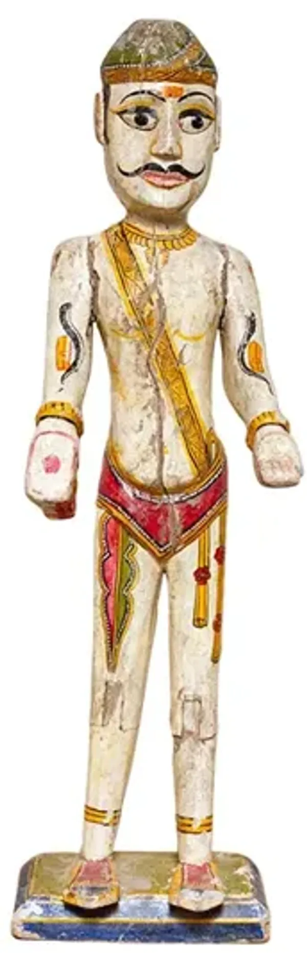 Antique Indian Folk Gangaur Figure - de-cor - Brown
