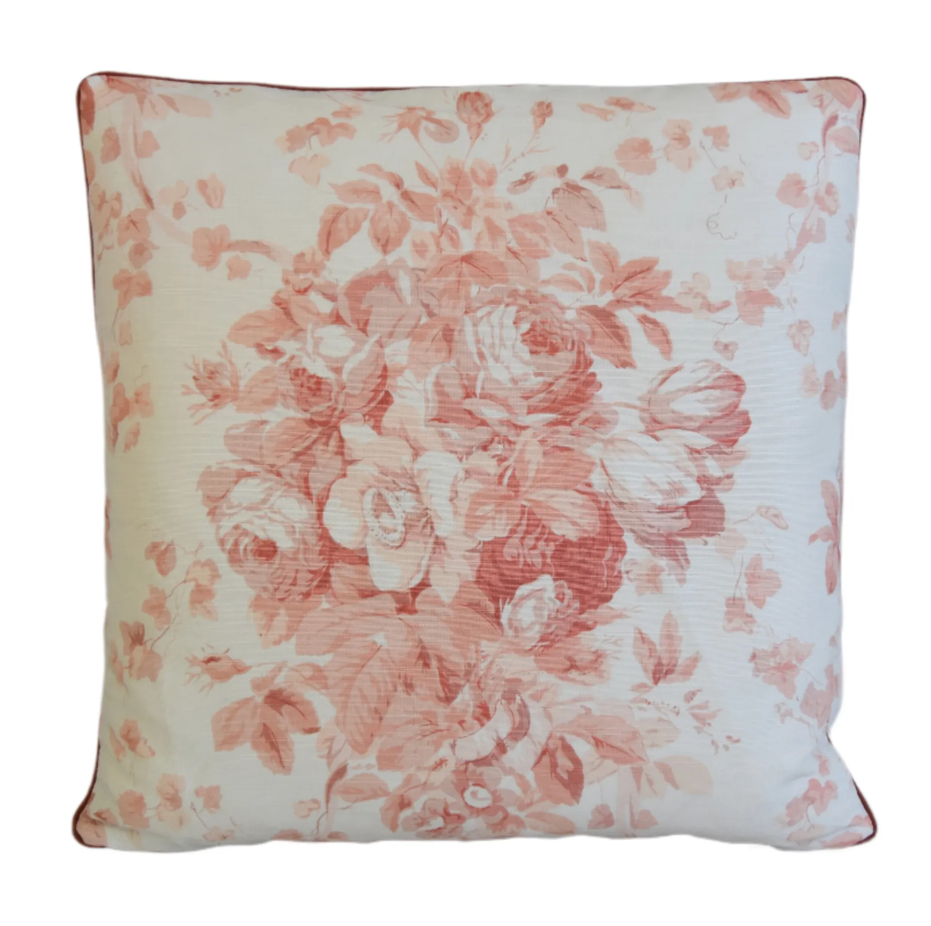 Bennison Fabrics Roses Flowers Pillow