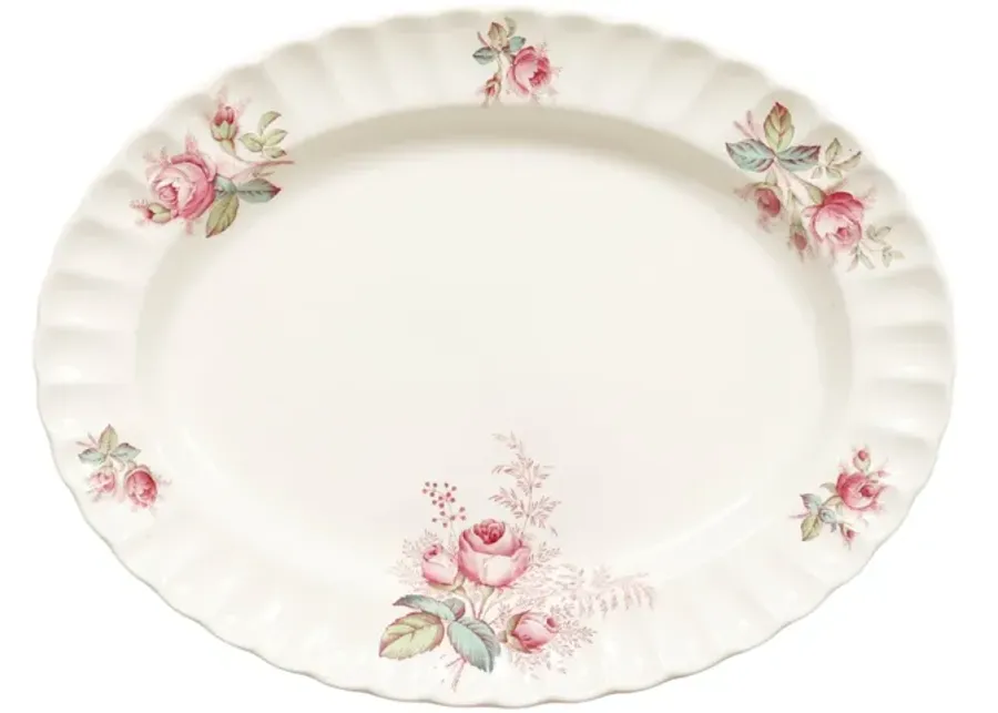 Spode “Dubarry” Ceramic Serving Platter - pink