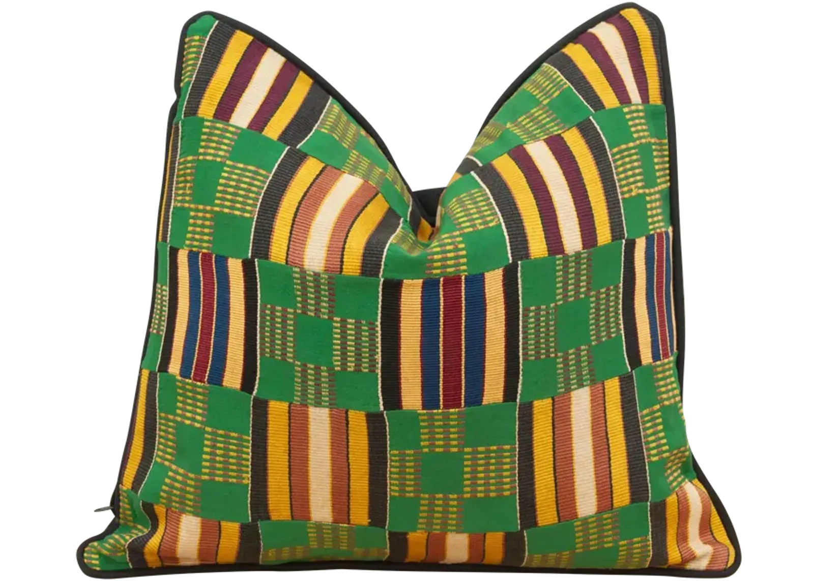 Esi Vintage African Kente Pillow Cover